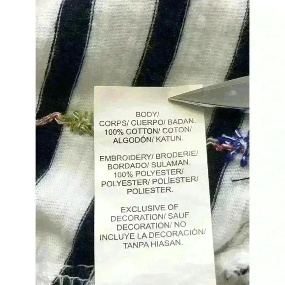 Lucky Brand womens cropped top XS elastic scoop neck cap sleeve embroidered - Picture 7 of 8